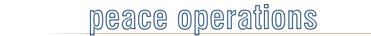 Peace Operations